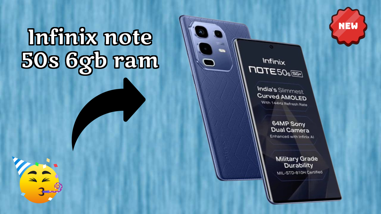 Infinix Note 50s 6GB RAM at ₹14,999 - Best Deal Right Now