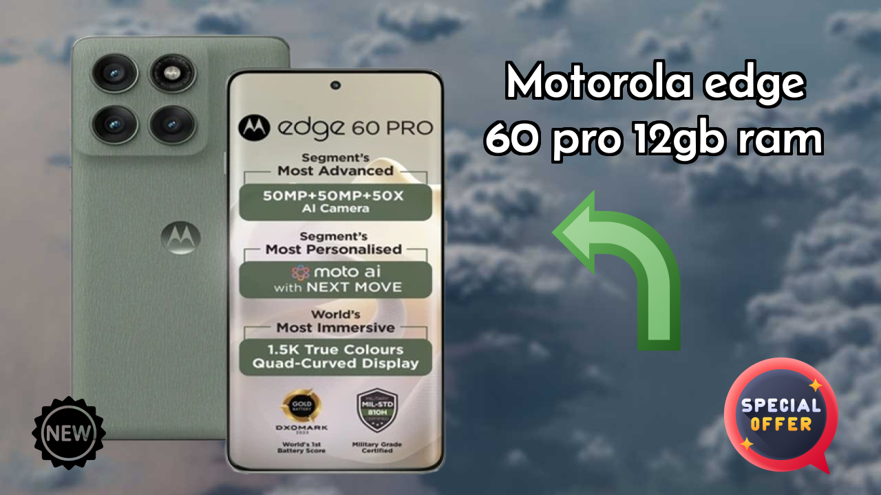 Motorola Edge 60 Pro 12GB RAM Gaming Test: MediaTek Dimensity 8350 Extreme Edition FPS Performance