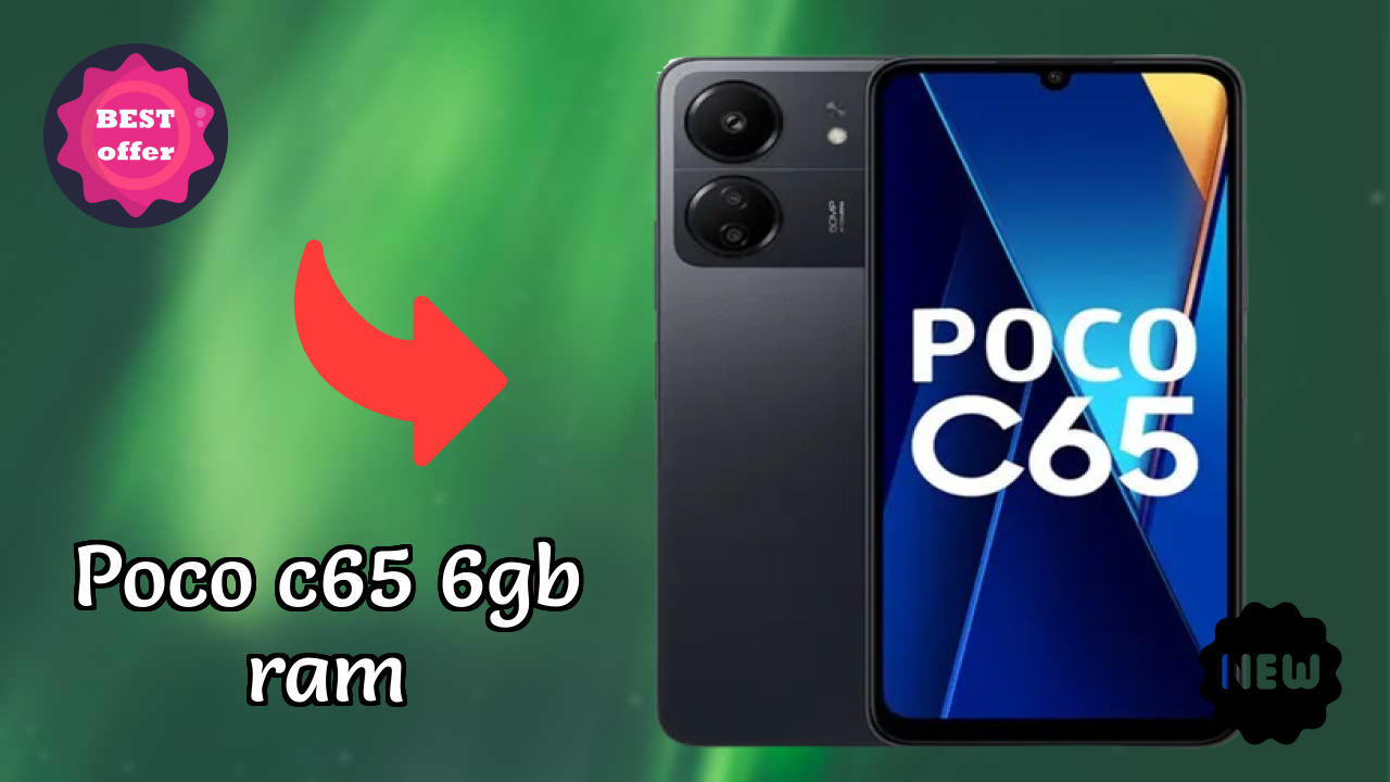 POCO C65 6GB RAM Battery Life: 5000 MAh Charging Time