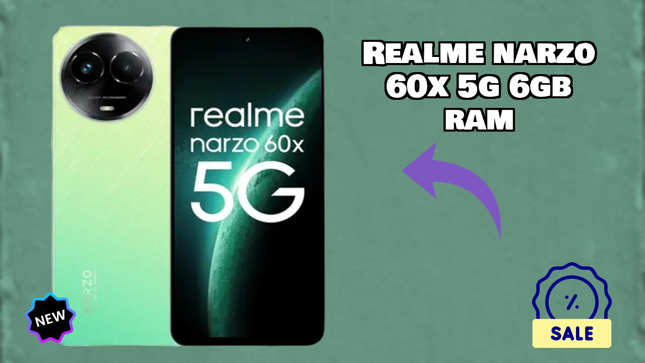 Realme Narzo 60X 5G 6GB RAM at ₹14,399 - Complete Specifications