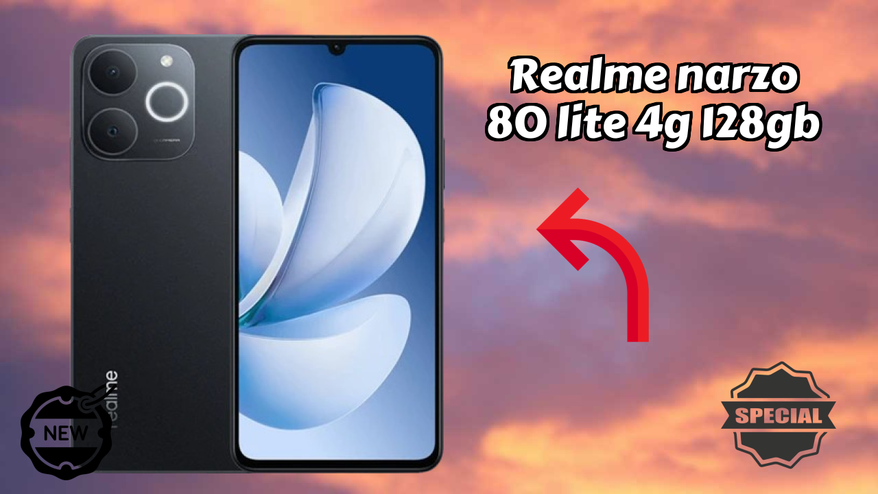 Realme Narzo 80 Lite 4G 128GB 2026: Camera 13 MP Rear Camera And LongLife Bettry
