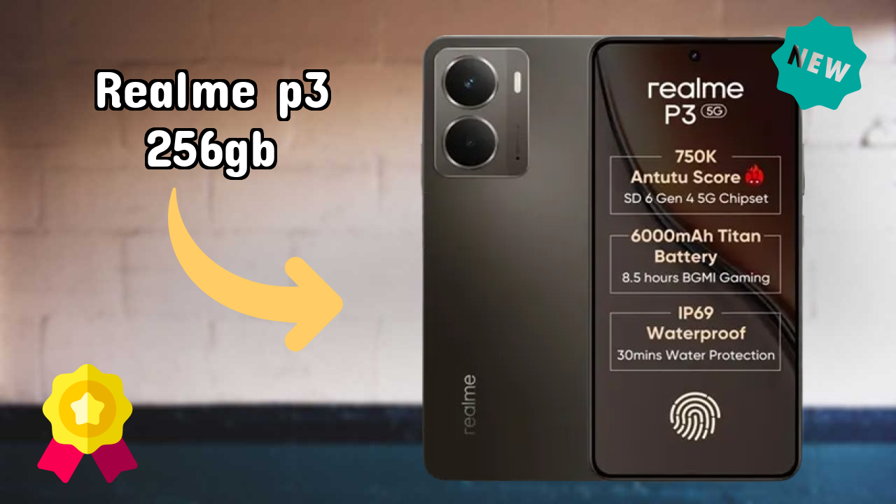 Realme P3 256GB Display Analysis: 6.67 Inches (16.94 Cm) Screen