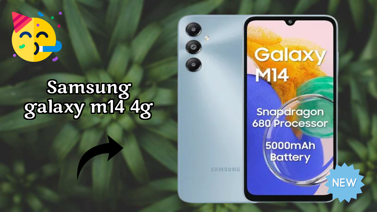 Samsung Galaxy M14 4G Display Technology: PLS LCD Quality