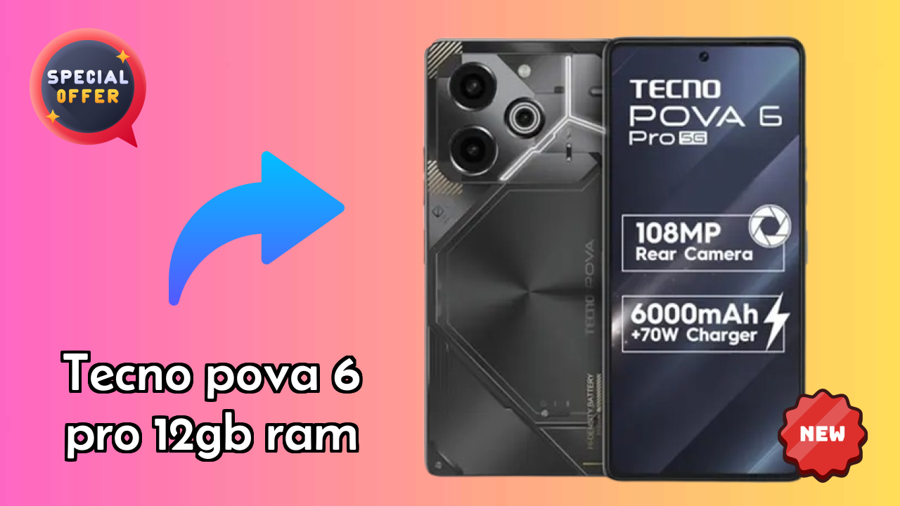Tecno Pova 6 Pro 12GB RAM Price Alert: Dropped to ₹19,380 Today!