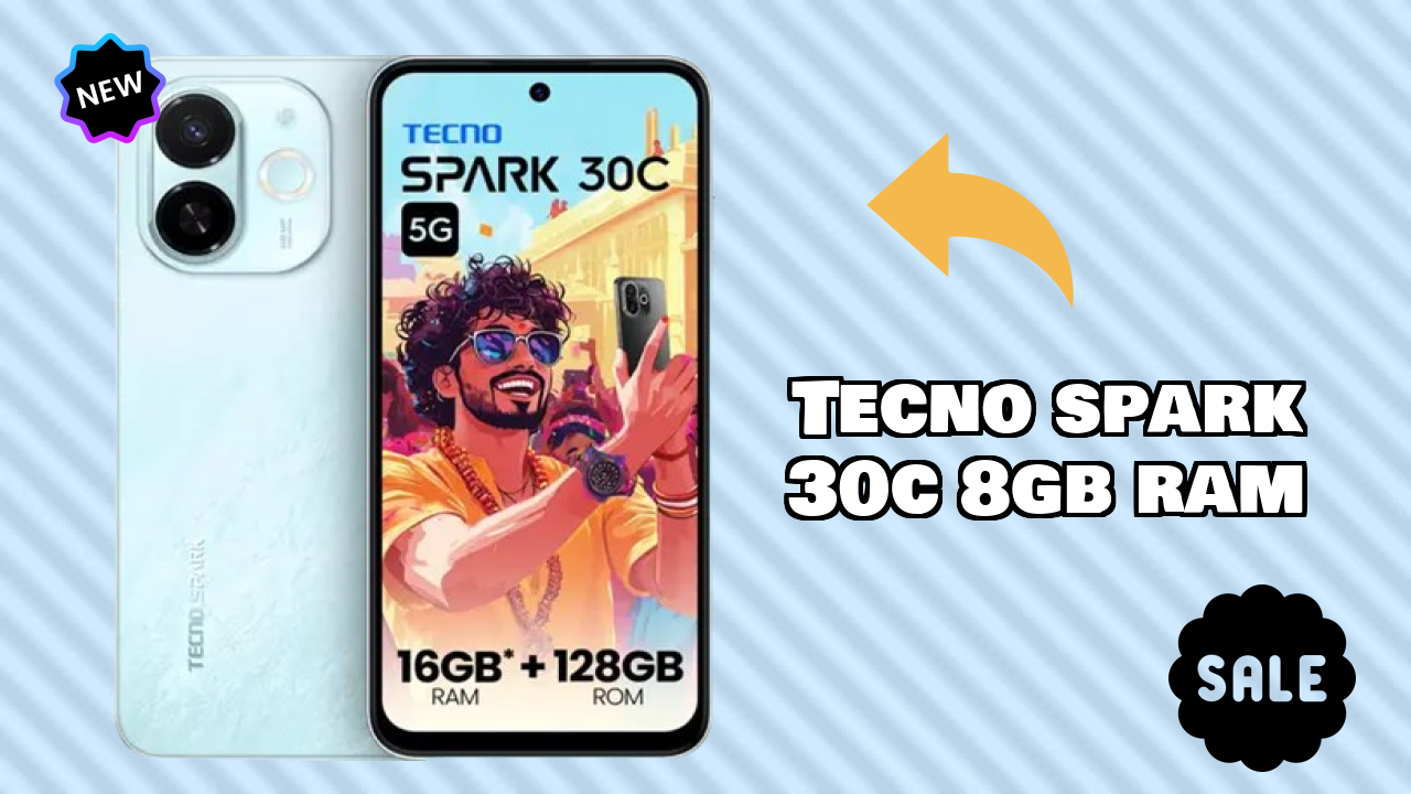 Tecno Spark 30C 8GB RAM Usage: 8 GB RAM Handles Heavy Tasks?